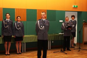 Powiatowe Obchody 100.rocznicy powołania Policji – uroczysta zbiórka otwockich policjantów