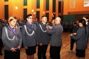 Powiatowe Obchody 100.rocznicy powołania Policji – uroczysta zbiórka otwockich policjantów