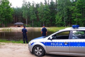 Dzielnicowi z otwockiej komendy, komisariatów i posterunków podczas akcji, działań i spotkań ze społeczeństwem