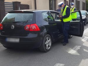 Kontrola drogowa w Karczewie, kierowca po marihuanie