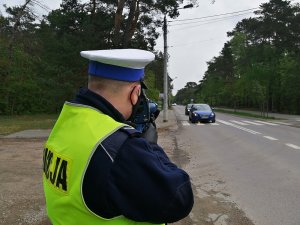 „Kaskadowy pomiar prędkości” - policjanci podczas działań