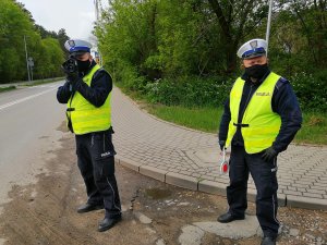 „Kaskadowy pomiar prędkości” - policjanci podczas działań