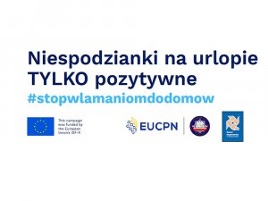 Plakat Kampanii „Stop włamaniom do domów”