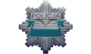 Grafika przedstawia logo policji.