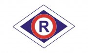 Logo wydziału ruchu drogowego.