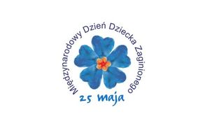 Logo Międzynarodowego Dnia Dziecka Zaginionego.