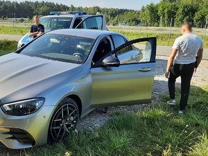 Policjant podczas czynności służbowych