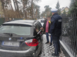Policjant podczas czynności służbowych
