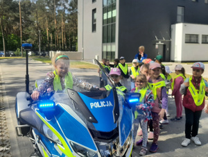 Przedszkolaki z wizytą w Komendzie Powiatowej Policji w Otwocku