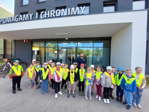 Przedszkolaki z wizytą w Komendzie Powiatowej Policji w Otwocku