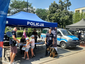 Otwoccy policjanci na pikniku rodzinnym „Bezpieczny Otwock”