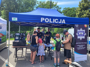 Otwoccy policjanci na pikniku rodzinnym „Bezpieczny Otwock”