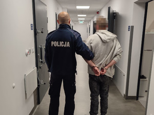Niebezpieczny agresor zatrzymany przez otwockich policjantów