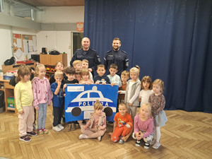 Otwoccy policjanci z wizytą u przedszkolaków