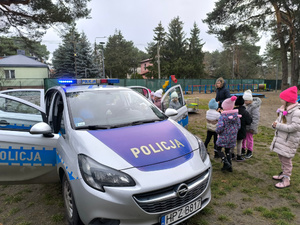 Otwoccy policjanci z wizytą u przedszkolaków