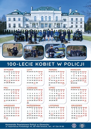 Odprawa kadry kierowniczej Komendy Powiatowej Policji w Otwocku z okazji 100-lecia kobiet w Policji