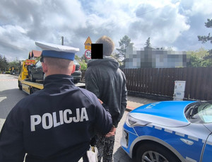 Jechał „wrakiem” przez Otwock, w organizmie miał THC