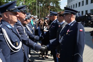 Uroczyste obchody 106. rocznicy powołania Policji Państwowej w Komedzie Powiatowej Policji w Otwocku połączone z otwarciem zmodernizowanej siedziby Komendy Powiatowej Policji w Otwocku.