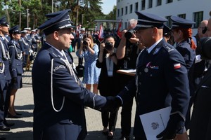 Uroczyste obchody 106. rocznicy powołania Policji Państwowej w Komedzie Powiatowej Policji w Otwocku połączone z otwarciem zmodernizowanej siedziby Komendy Powiatowej Policji w Otwocku.