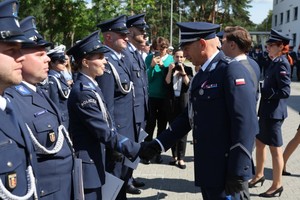 Uroczyste obchody 106. rocznicy powołania Policji Państwowej w Komedzie Powiatowej Policji w Otwocku połączone z otwarciem zmodernizowanej siedziby Komendy Powiatowej Policji w Otwocku.