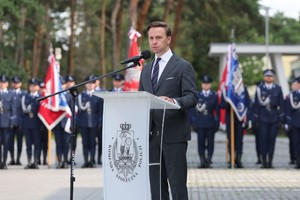 Uroczyste obchody 106. rocznicy powołania Policji Państwowej w Komedzie Powiatowej Policji w Otwocku połączone z otwarciem zmodernizowanej siedziby Komendy Powiatowej Policji w Otwocku.