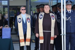 Uroczyste obchody 106. rocznicy powołania Policji Państwowej w Komedzie Powiatowej Policji w Otwocku połączone z otwarciem zmodernizowanej siedziby Komendy Powiatowej Policji w Otwocku.