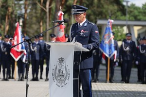 Uroczyste obchody 106. rocznicy powołania Policji Państwowej w Komedzie Powiatowej Policji w Otwocku połączone z otwarciem zmodernizowanej siedziby Komendy Powiatowej Policji w Otwocku.