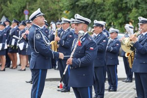 Uroczyste obchody 106. rocznicy powołania Policji Państwowej w Komedzie Powiatowej Policji w Otwocku połączone z otwarciem zmodernizowanej siedziby Komendy Powiatowej Policji w Otwocku.