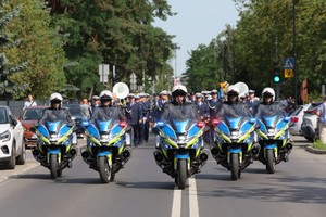 Uroczyste obchody 106. rocznicy powołania Policji Państwowej w Komedzie Powiatowej Policji w Otwocku połączone z otwarciem zmodernizowanej siedziby Komendy Powiatowej Policji w Otwocku.
