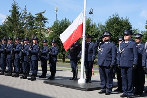 Uroczyste obchody 106. rocznicy powołania Policji Państwowej w Komedzie Powiatowej Policji w Otwocku połączone z otwarciem zmodernizowanej siedziby Komendy Powiatowej Policji w Otwocku.