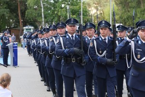 Uroczyste obchody 106. rocznicy powołania Policji Państwowej w Komedzie Powiatowej Policji w Otwocku połączone z otwarciem zmodernizowanej siedziby Komendy Powiatowej Policji w Otwocku.