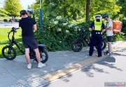 Rowery elektryczne – akcje stołecznej drogówki
