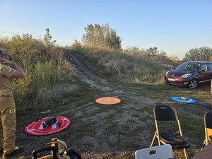 Wspólne szkolenie policjantów, pracowników CNBOP i PIB oraz strażaków w zakresie wykorzystania Bezzałogowych Statków Powietrznych