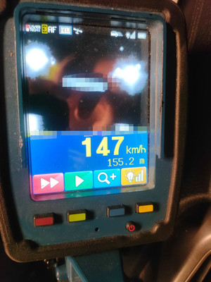 147 km/h w terenie zabudowanym