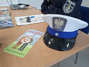 Rok bezpieczeństwa w gm. Celestynów- policjanci z Otwocka z prelekcją o bezpieczeństwie odwiedzili „Koło Seniorów Celestynów”