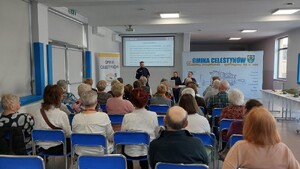 Rok bezpieczeństwa w gm. Celestynów- policjanci z Otwocka z prelekcją o bezpieczeństwie odwiedzili „Koło Seniorów Celestynów”