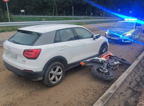 Nieletni motocykliści spowodowali kolizję w Otwocku